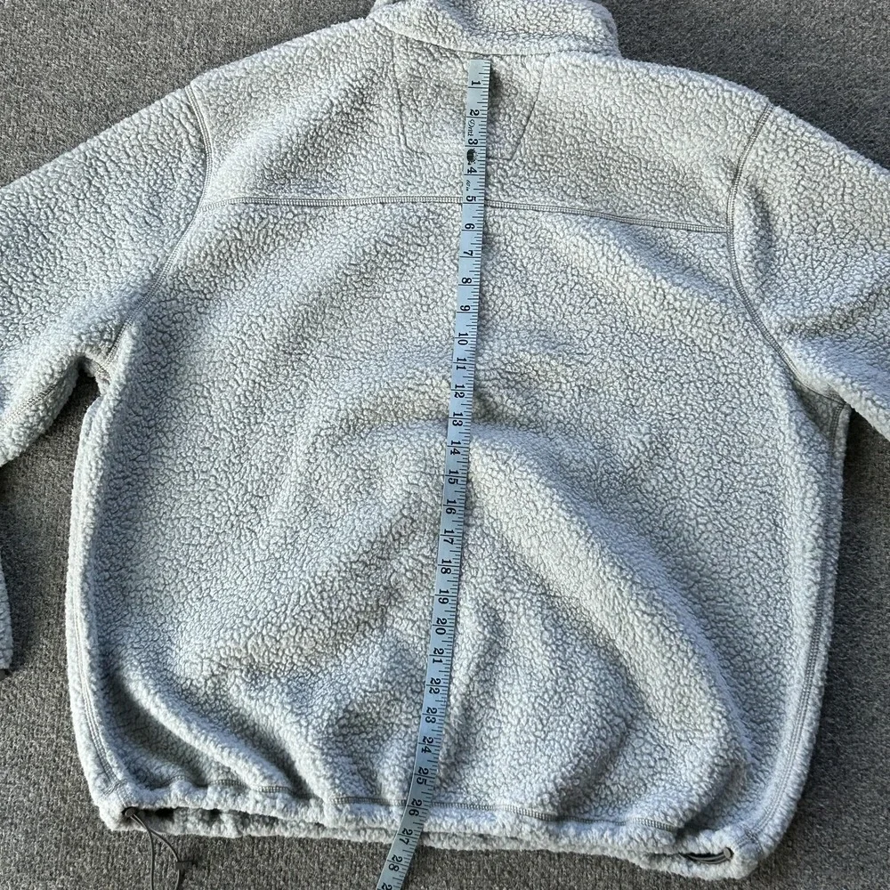 Carhartt Sweater Mens XL Blue Grey Fleece Pullover Relaxed Fit Front Pocket - Picture 9 of 10